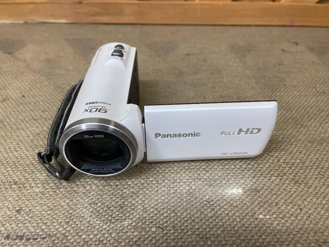 充電器なし Panasonic HC-V360MS 動作品 バッテリー2個付