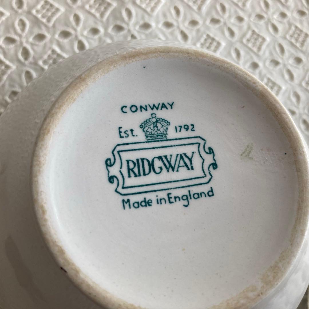 イギリスアンティークRIDGWAY(リッジウェイ)カフェオレボウル