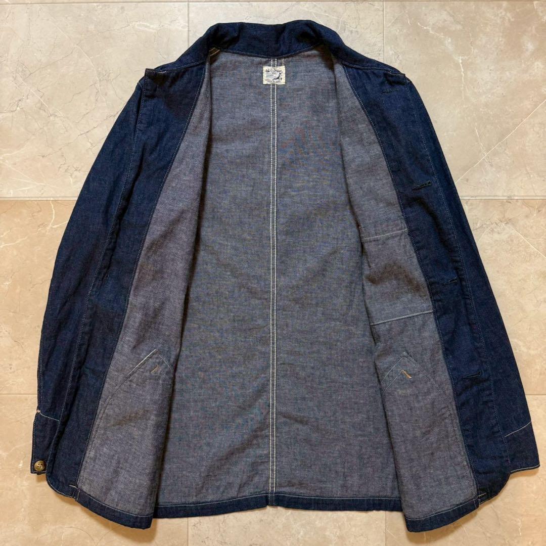 orSlow デニムカバーオール 金ボタン ライトオンス コットン サイズ1