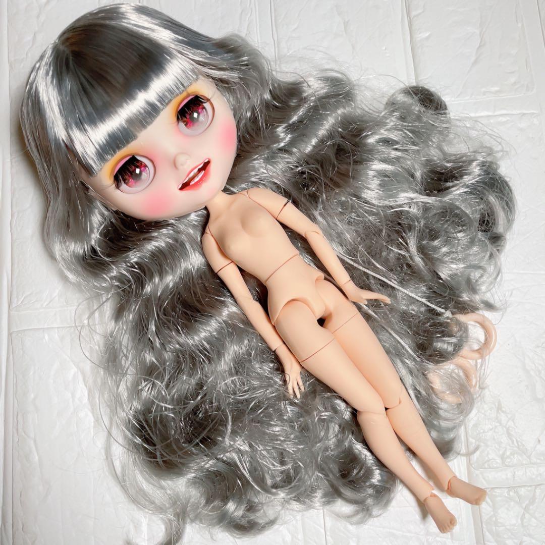 ❤️アイシードール❤️スペシャルアイチップ　眠り目　オープンマウス　シルバー