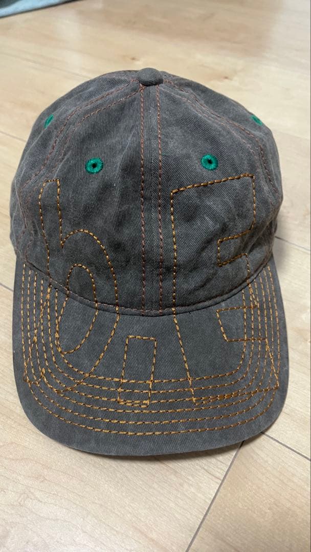 帽子 b.Eautiful 6 Panel Hat Washed Brown