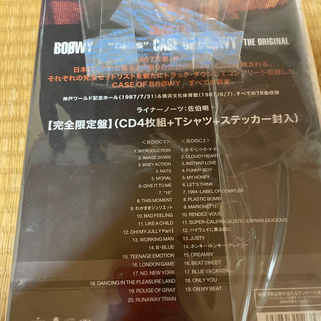 GIGS CASE OF BOφWY-THE ORIGINAL-CD Tシャツ