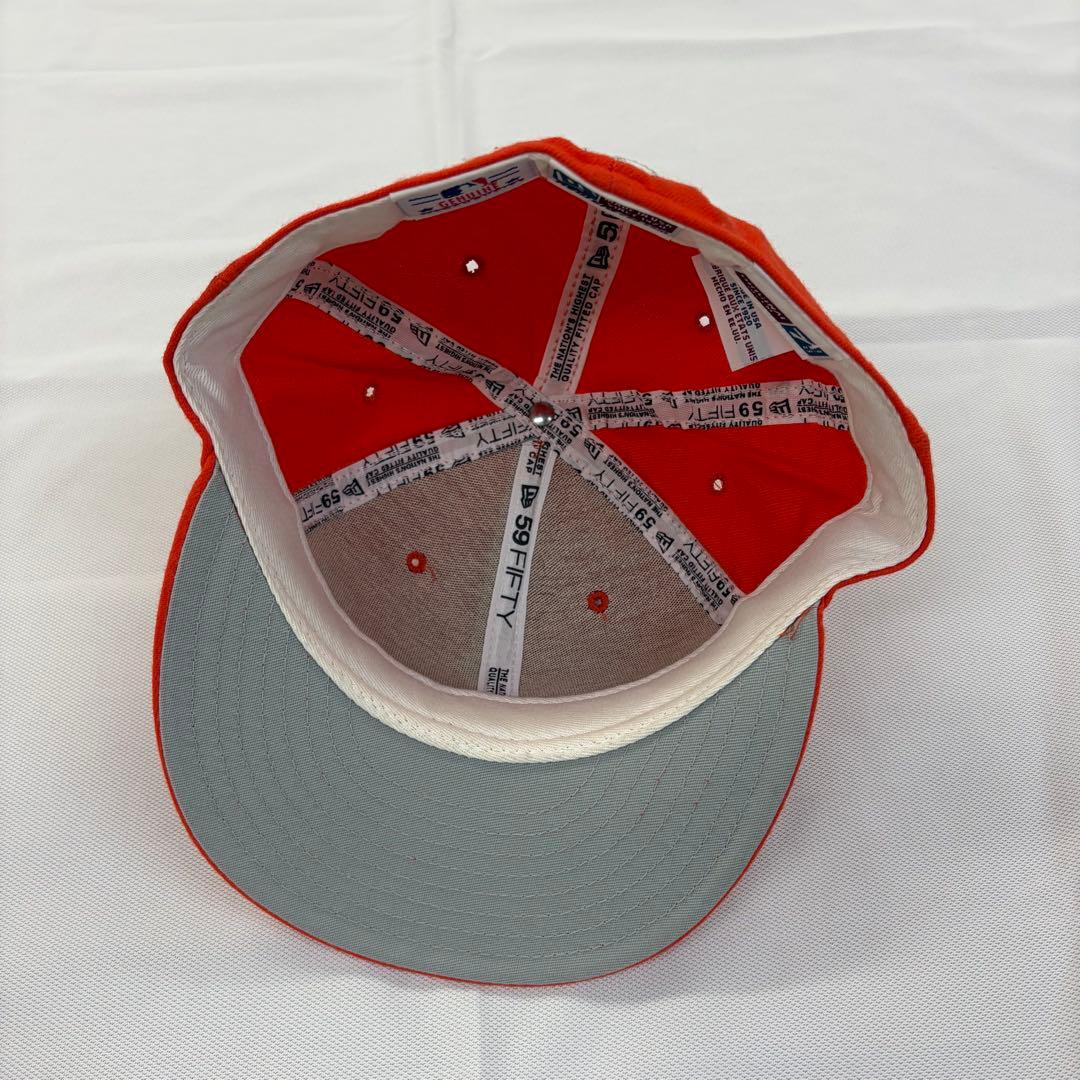 希少デザイン ヴィンテージ ヤンキース NEWERA　オレンジ