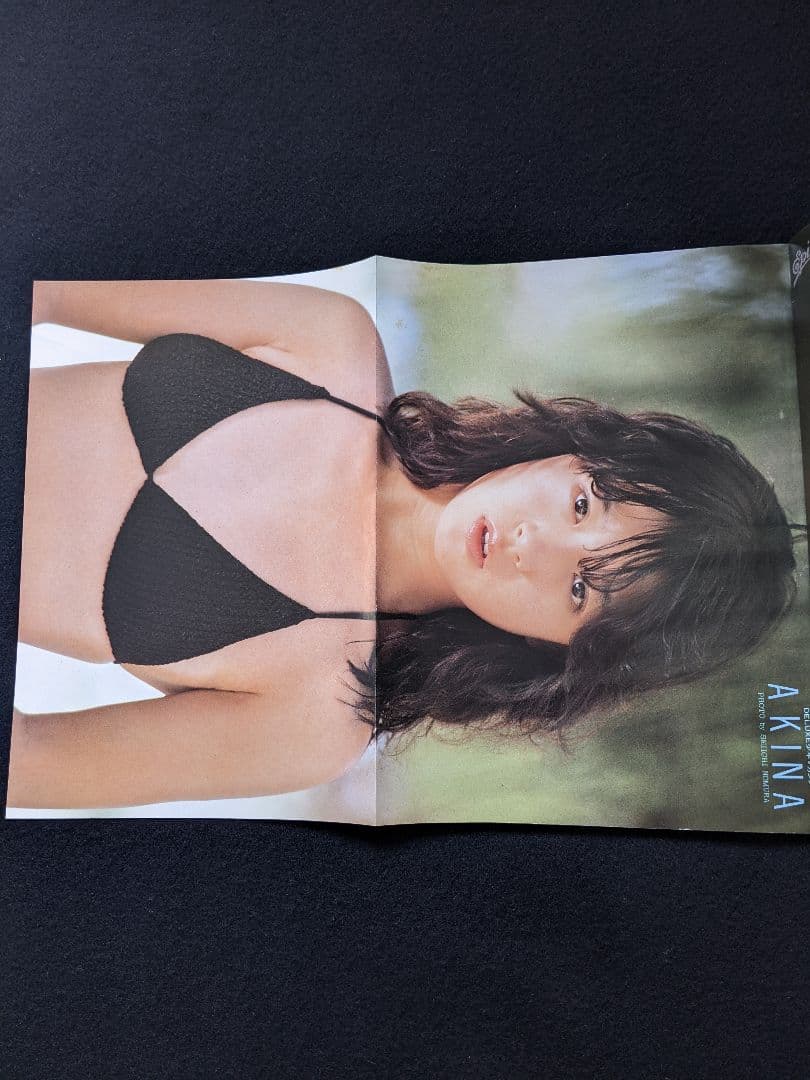 DELUXE少年マガジン　中森明菜　ポスター　水着　森尾由美　堀ちえみ　早見優