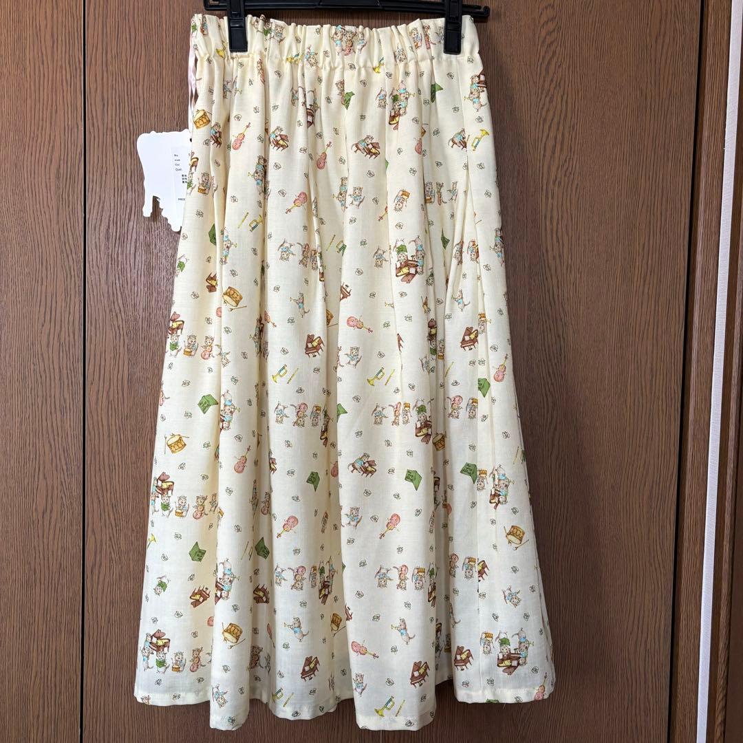 yukiemon 楽器隊 丈長スカート ミルク Mサイズ ユキエモン