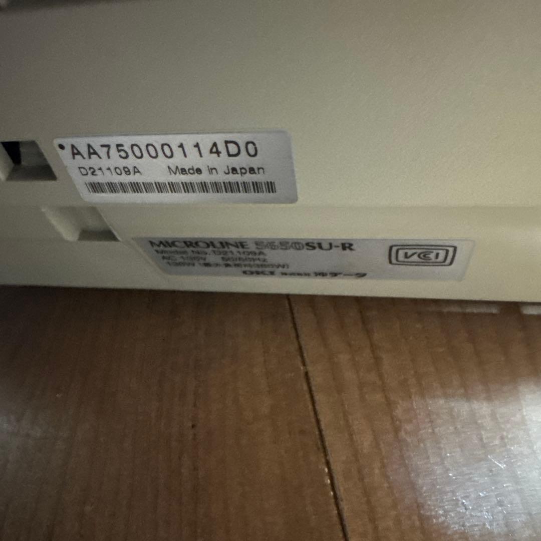 OKI MICROLINE 5650SU-R 業務用プリンター　ジャンク