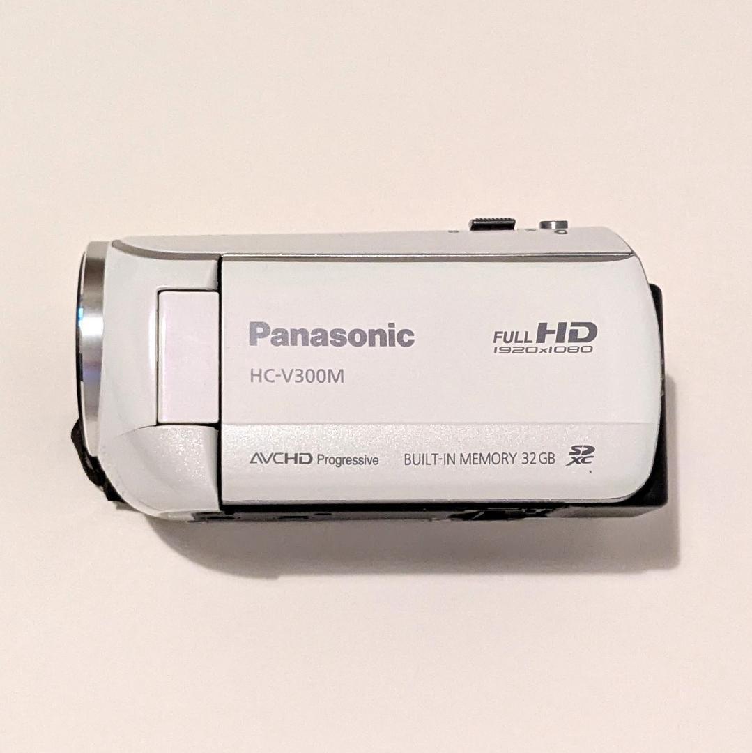 Panasonic　HC-V300M ビデオカメラ　動作良好　ホワイト