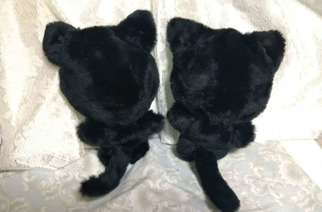 ちゃそ⚙様　確認用　黒と青と薔薇のにゃんこ
