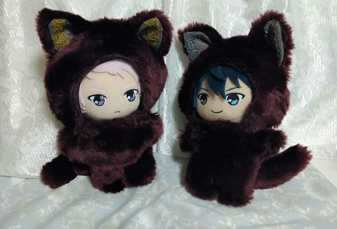 ちゃそ⚙様　確認用　黒と青と薔薇のにゃんこ