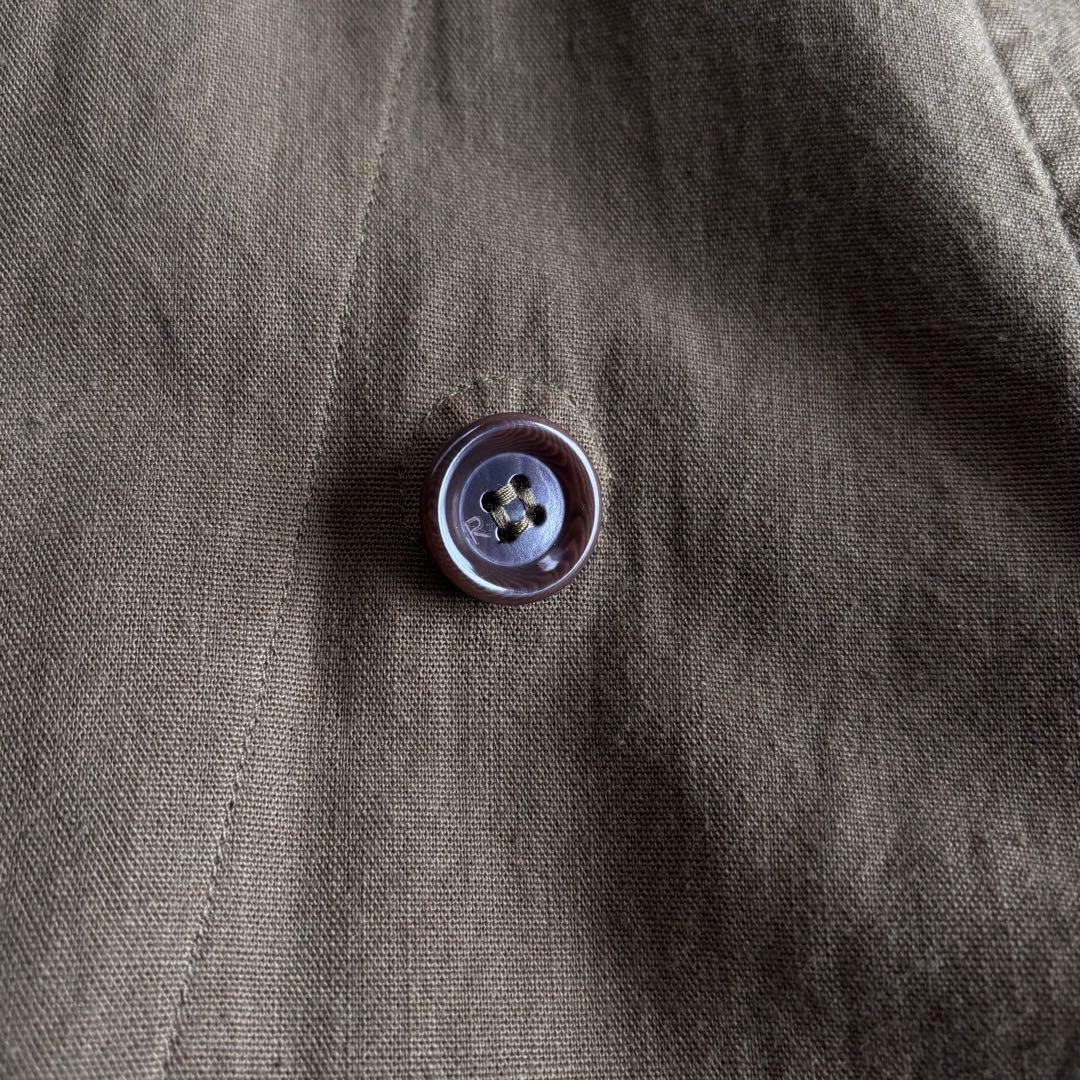 45rpm ドライコットン スプリングコート ロング丈 カーキ