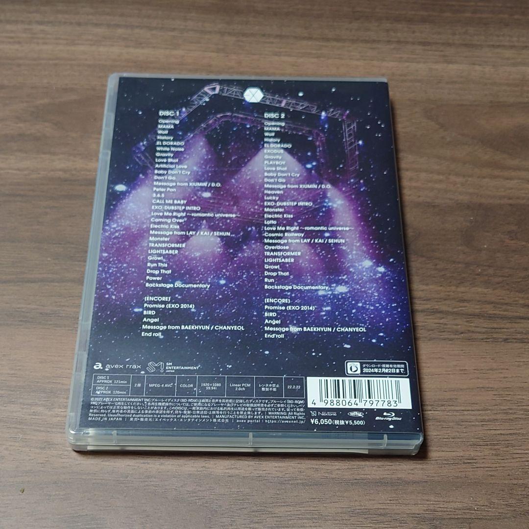 【DVD＆Blu-ray】EXO FILMLIVE JAPAN TOUR 3形態