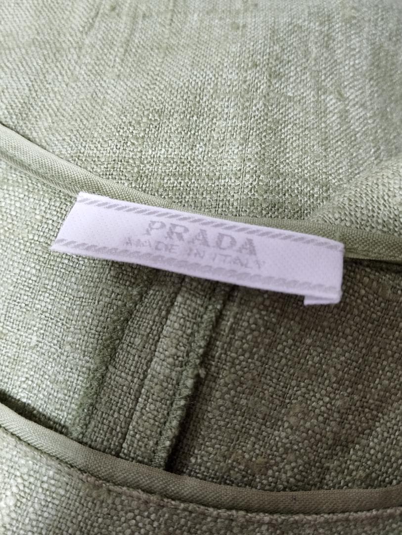 PRADA ワンピース シルク100% ノースリーブ サイズ38 レディース