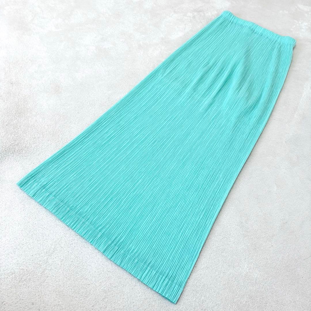 極美品✨ISSEY MIYAKE プリーツ　ロングスカート　Mサイズ