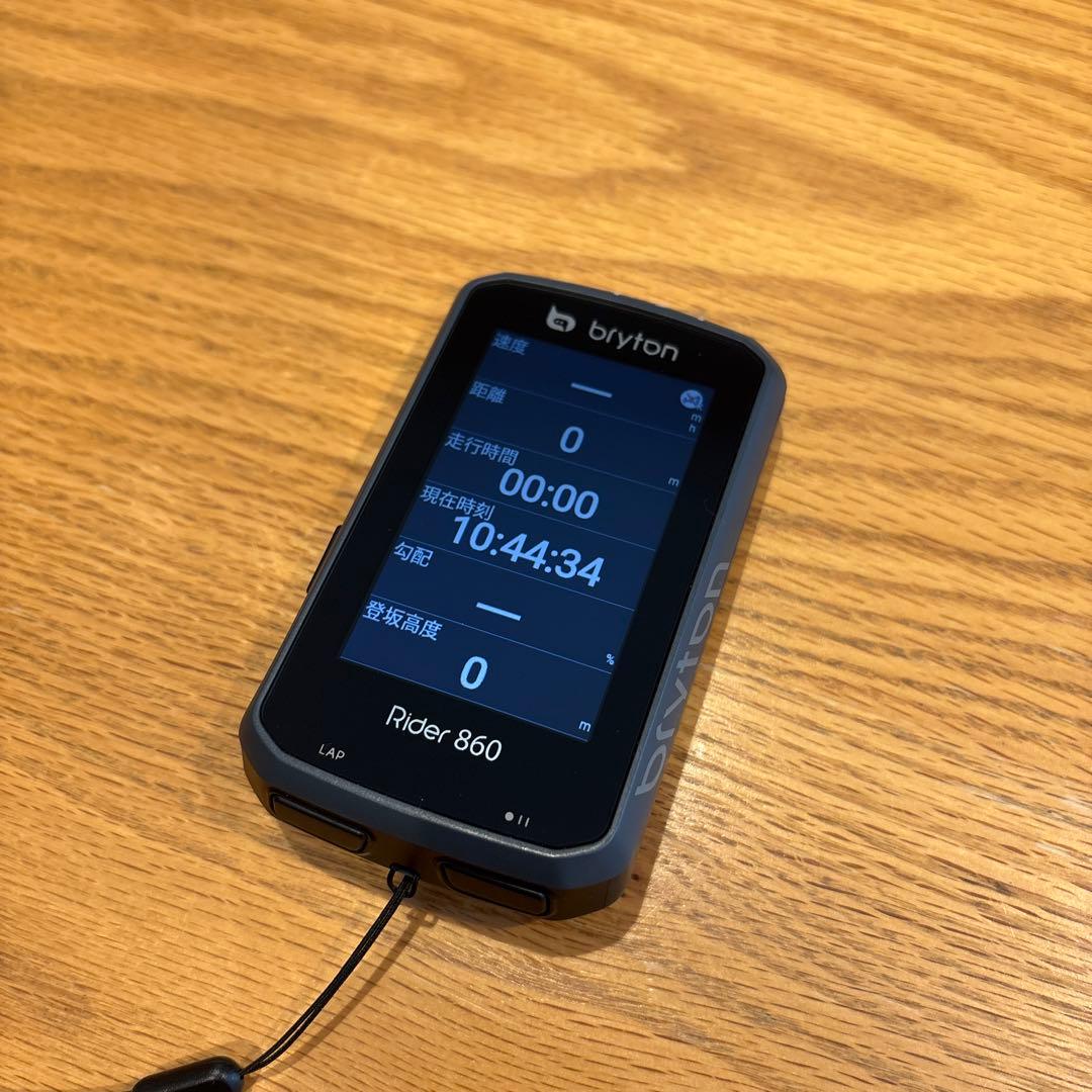 bryton rider860 本体、マウントセット