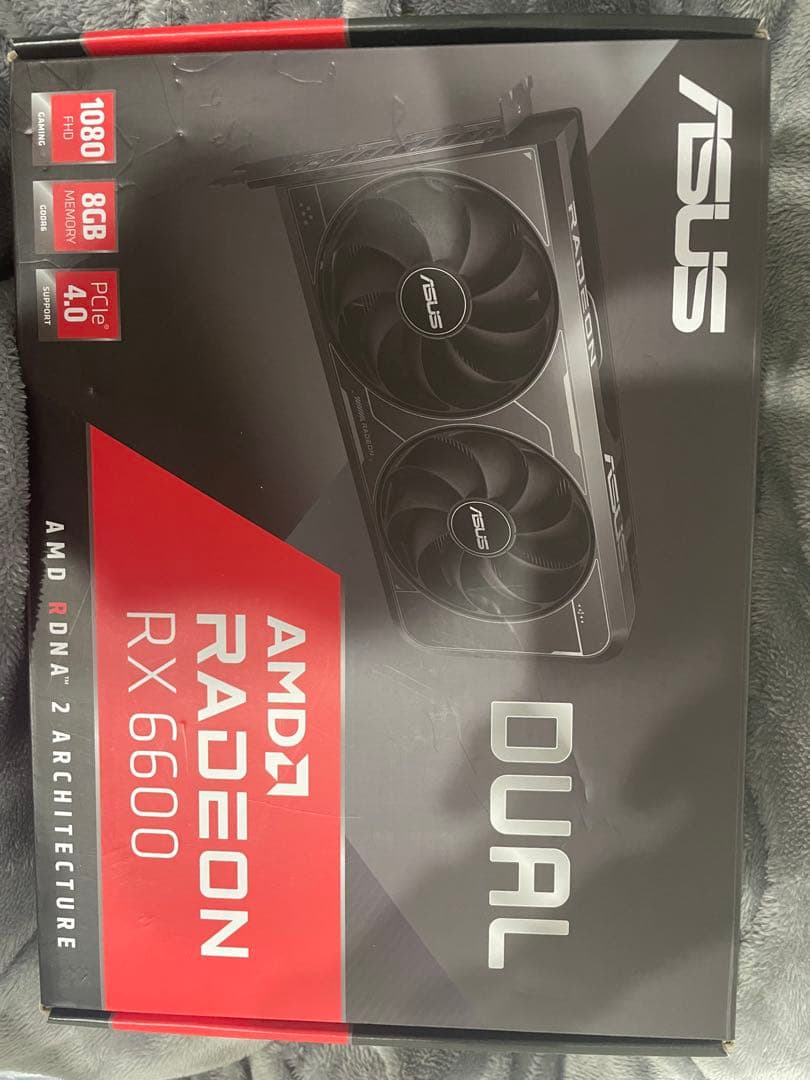 グラフィックボード・グラボ・ビデオカード ASUS Radeon RX6600