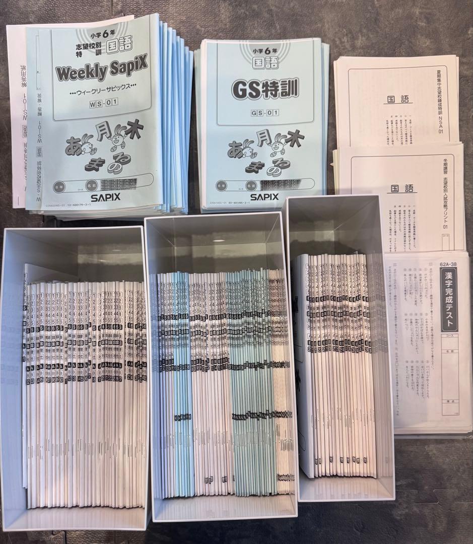 user_d5547334 ⭐︎最新版フルセット③ SAPIXサピックス6年