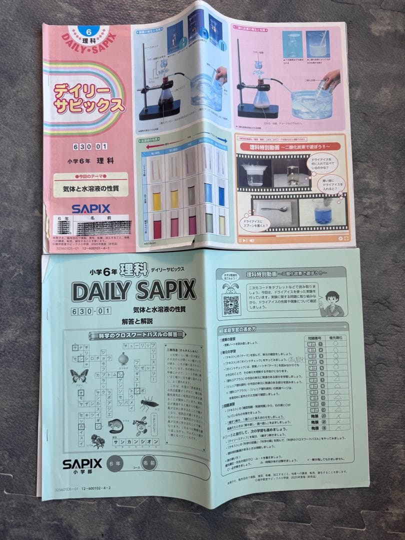 user_d5547334 ⭐︎最新版フルセット③ SAPIXサピックス6年