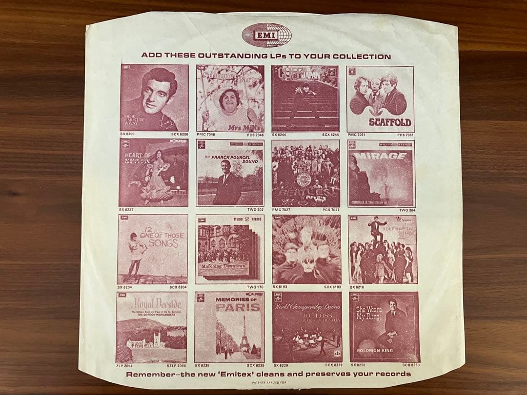 BEATLES FOR SALE UK 1 EMI BOX STEREO 凄音