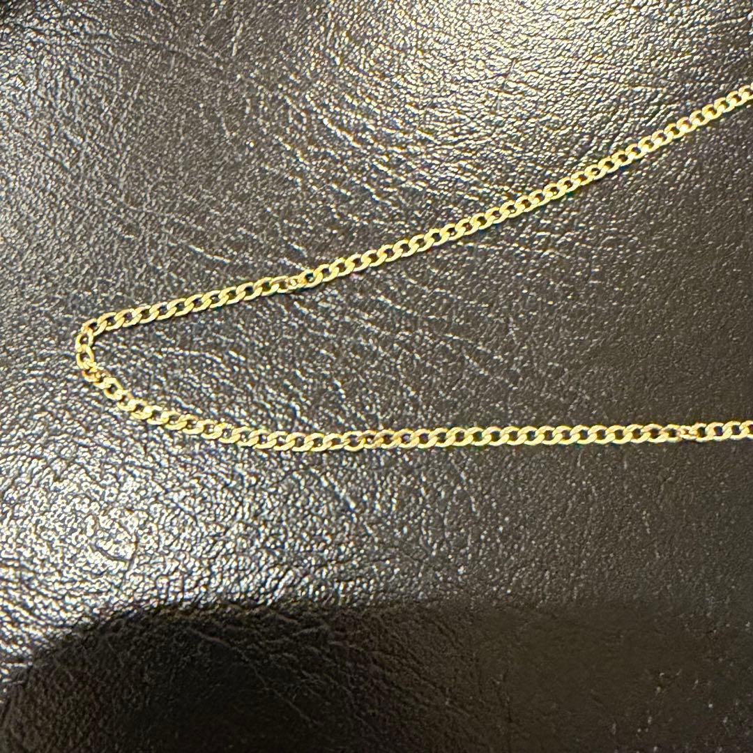 14K TGGS キューバンリンクチェーン　ネックレス　50cm 14金