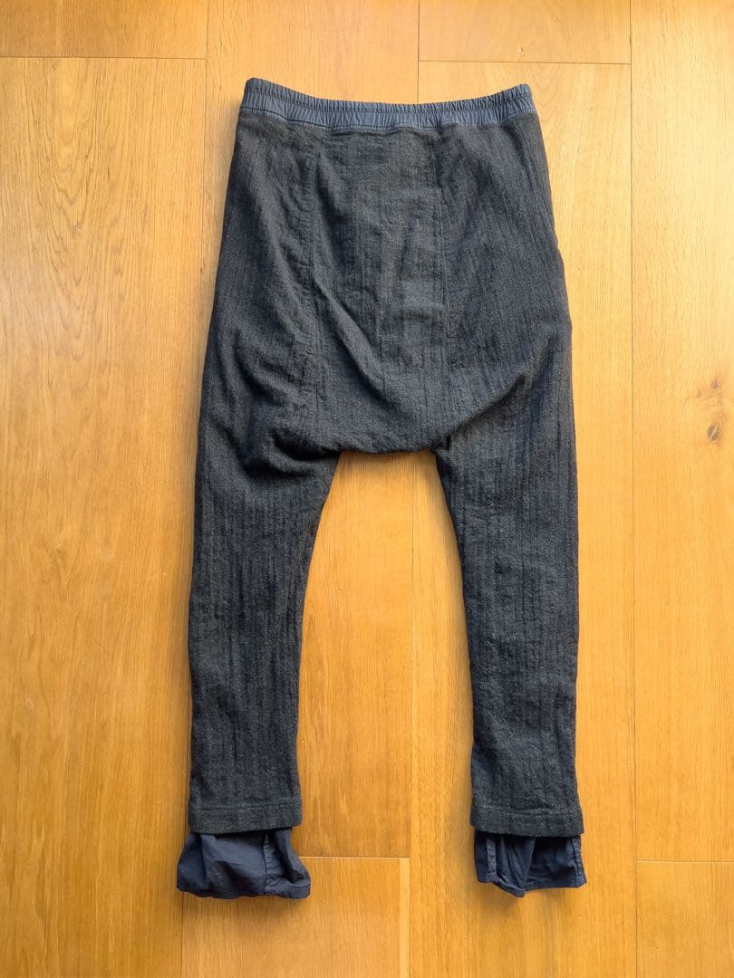 Rick Owens ウールレイヤードサルエルパンツ　サイズ48