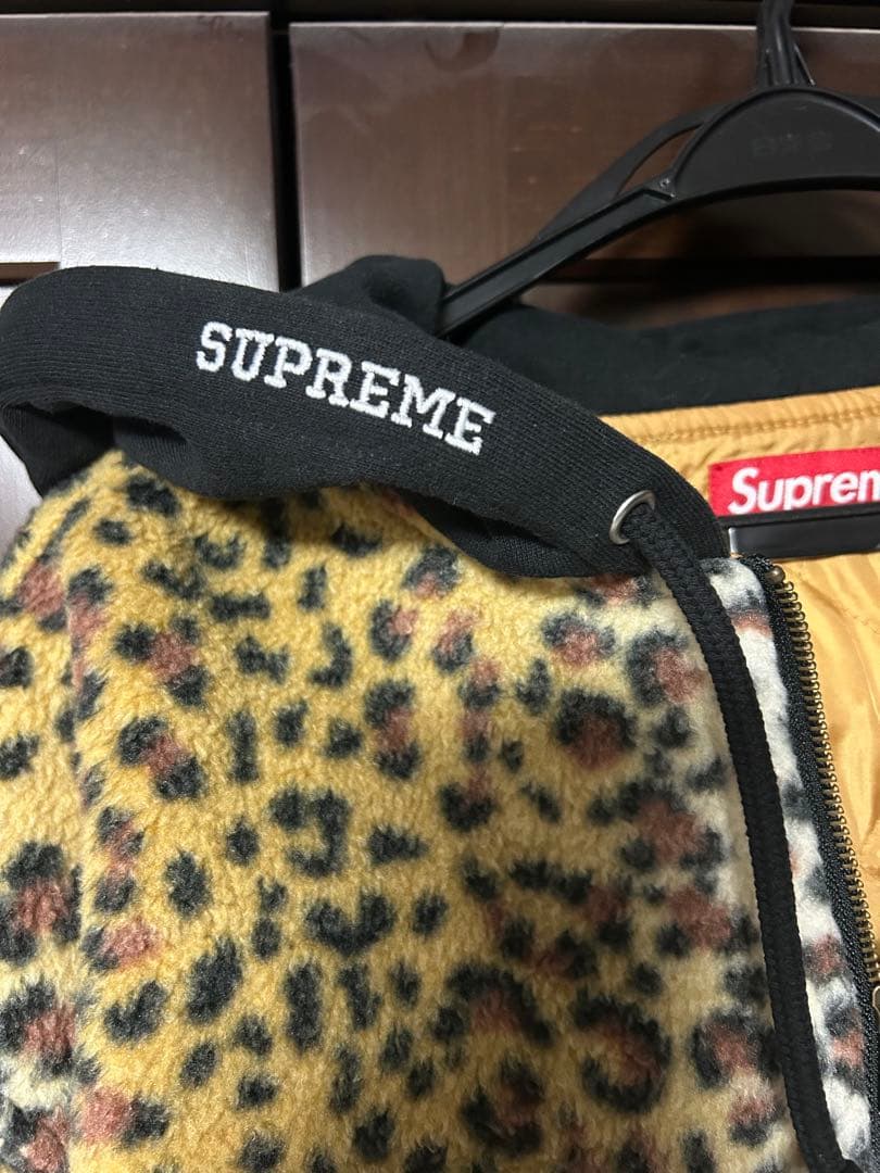 シュプリーム　パーカー　Supreme 23AWレオパード M美品