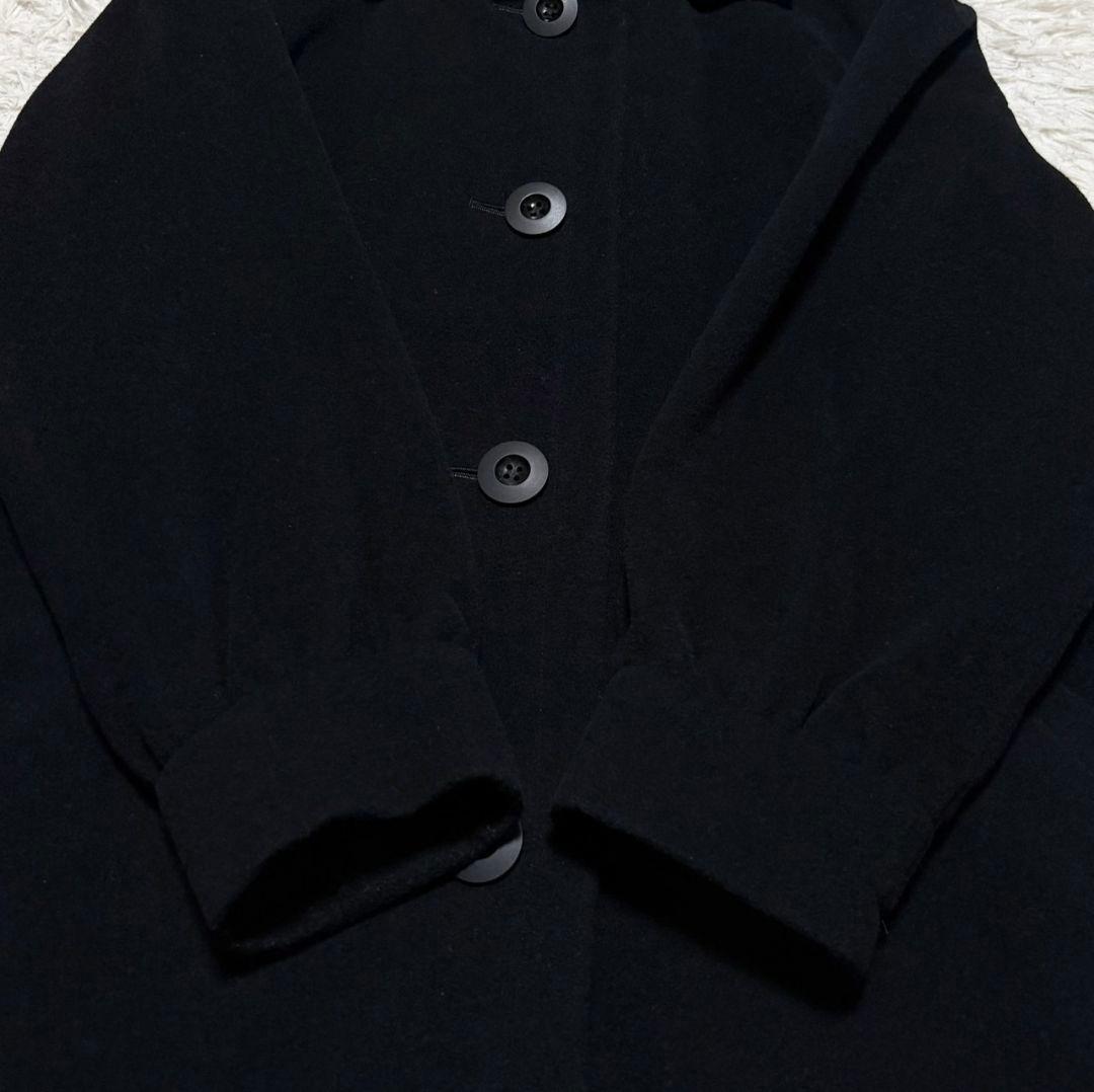 極美品 イヴ サンローラン ロングコート 黒
