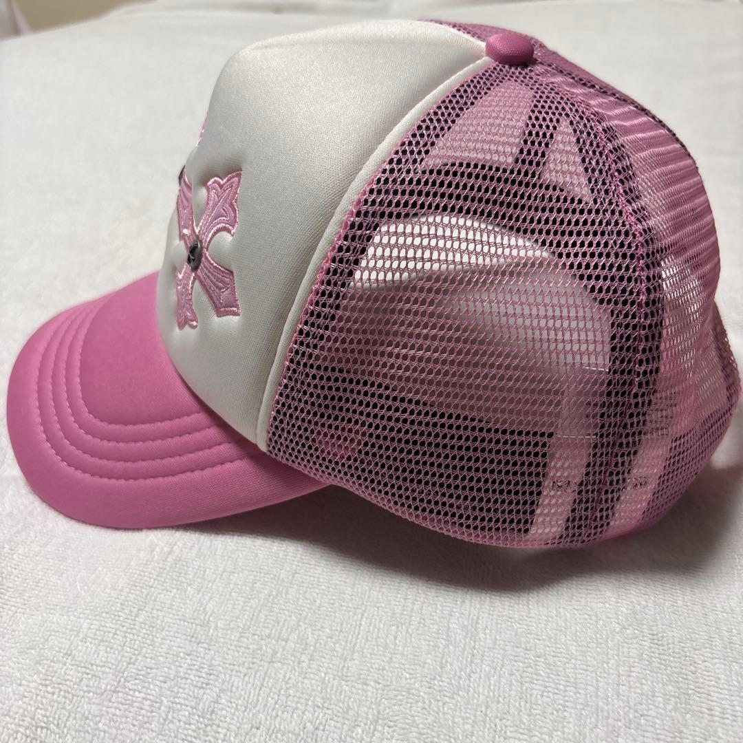 値下げ交渉可 Cross Leather Patch Mesh Cap