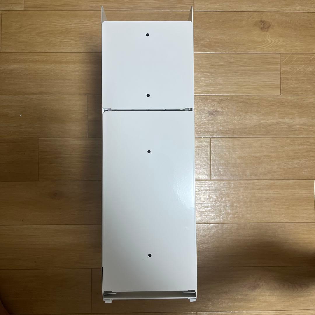 ママ倉 隠せる調味料ラック 2段 幅14.4×奥行35.5×高さ46.5cm