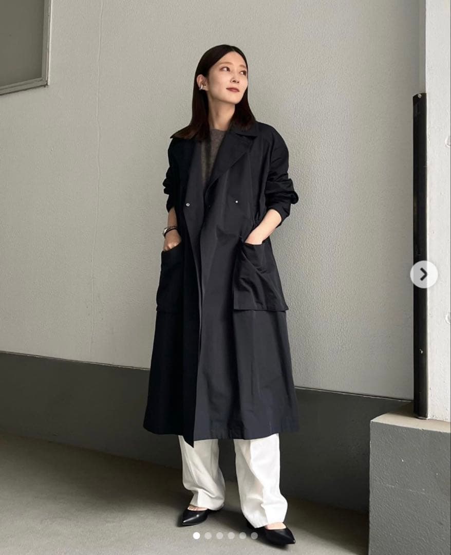 ＜conte＞ 辺見えみりさん着用 ミリタリー トレンチコート スプリングコート