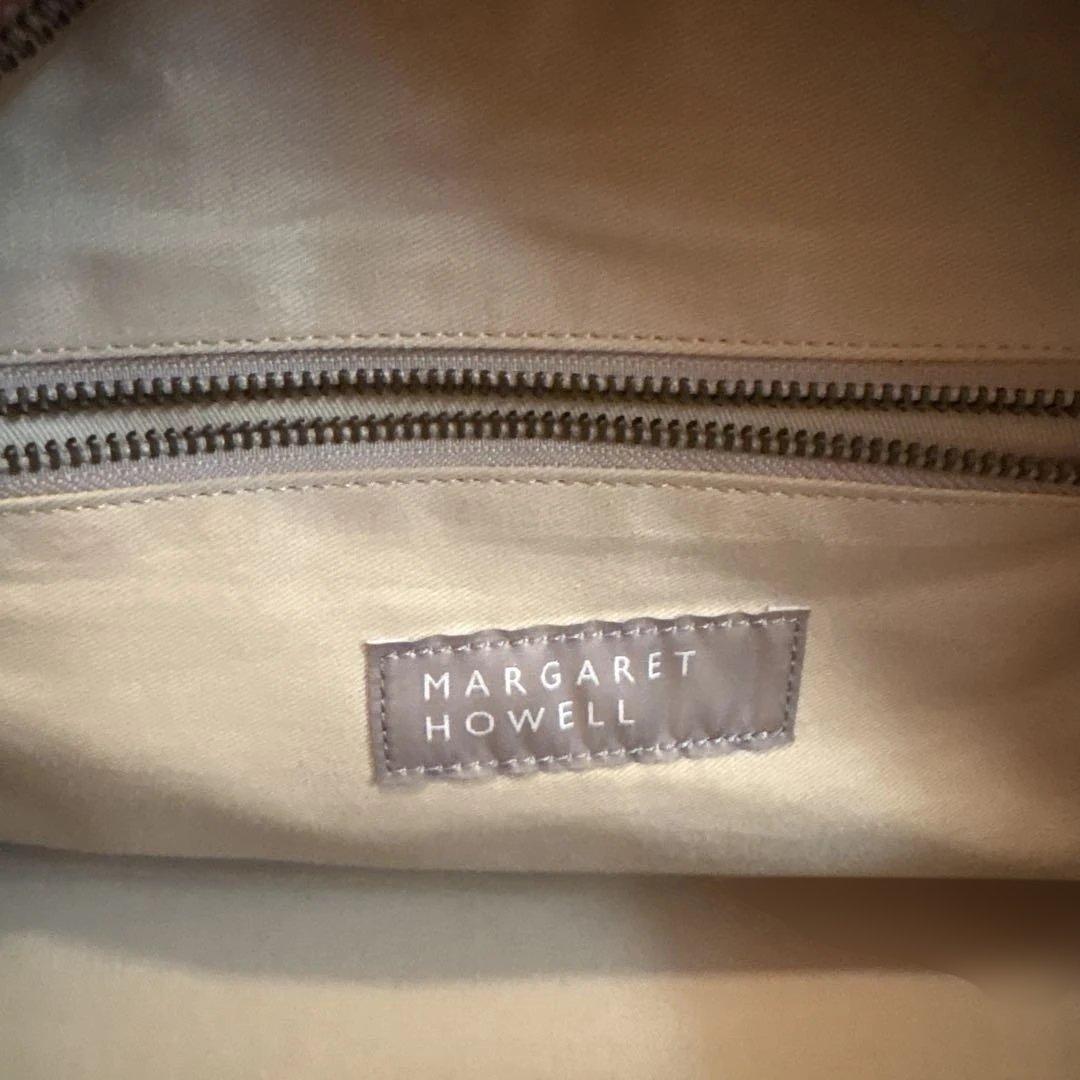 MARGARET HOWELL トラベルバッグ ベージュ