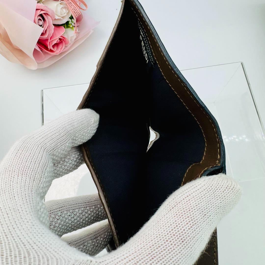 FENDI フェンディ ズッカ 二つ折り財布 財布 397