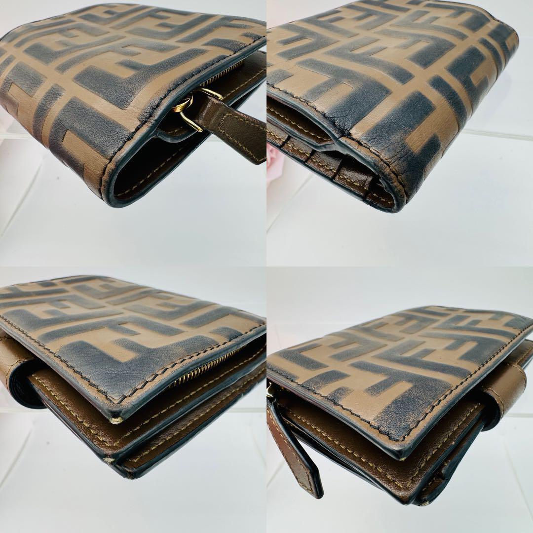 FENDI フェンディ ズッカ 二つ折り財布 財布 397