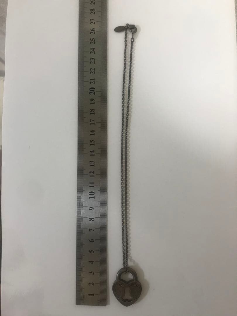 Vivienne Westwood ハート型南京錠ネックレス　ペニスデザイン
