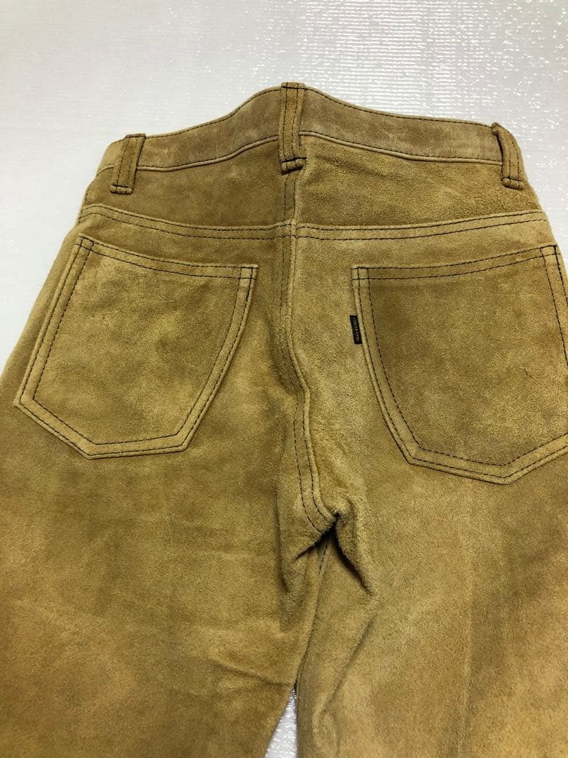 【美品】オアスロウ BEAMS ペンスリム レザーパンツ orslow