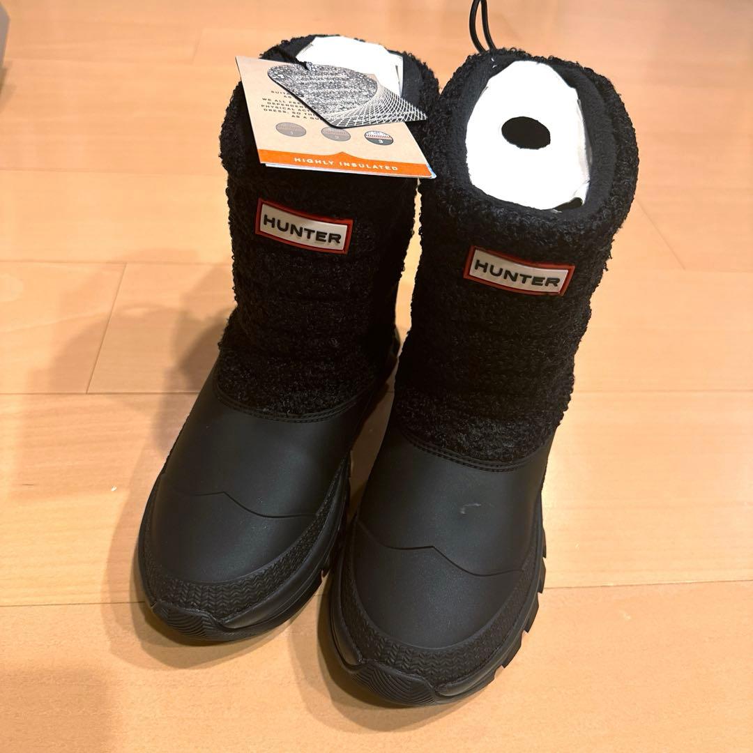 HUNTER ブーツ シェルパスノーブーツ ショートブーツ スノーブーツ 23
