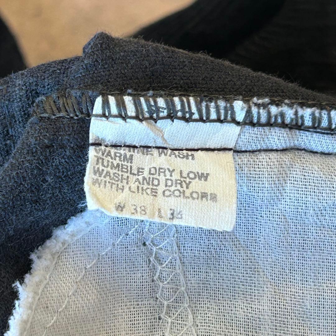 断*。様 80s Levi’s 519 ブラック コーデュロイパンツ ブランクタ