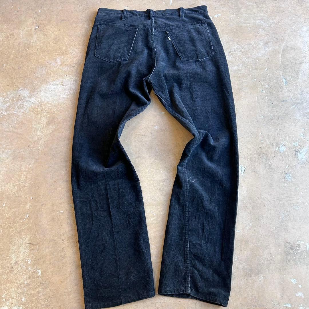 断*。様 80s Levi’s 519 ブラック コーデュロイパンツ ブランクタ