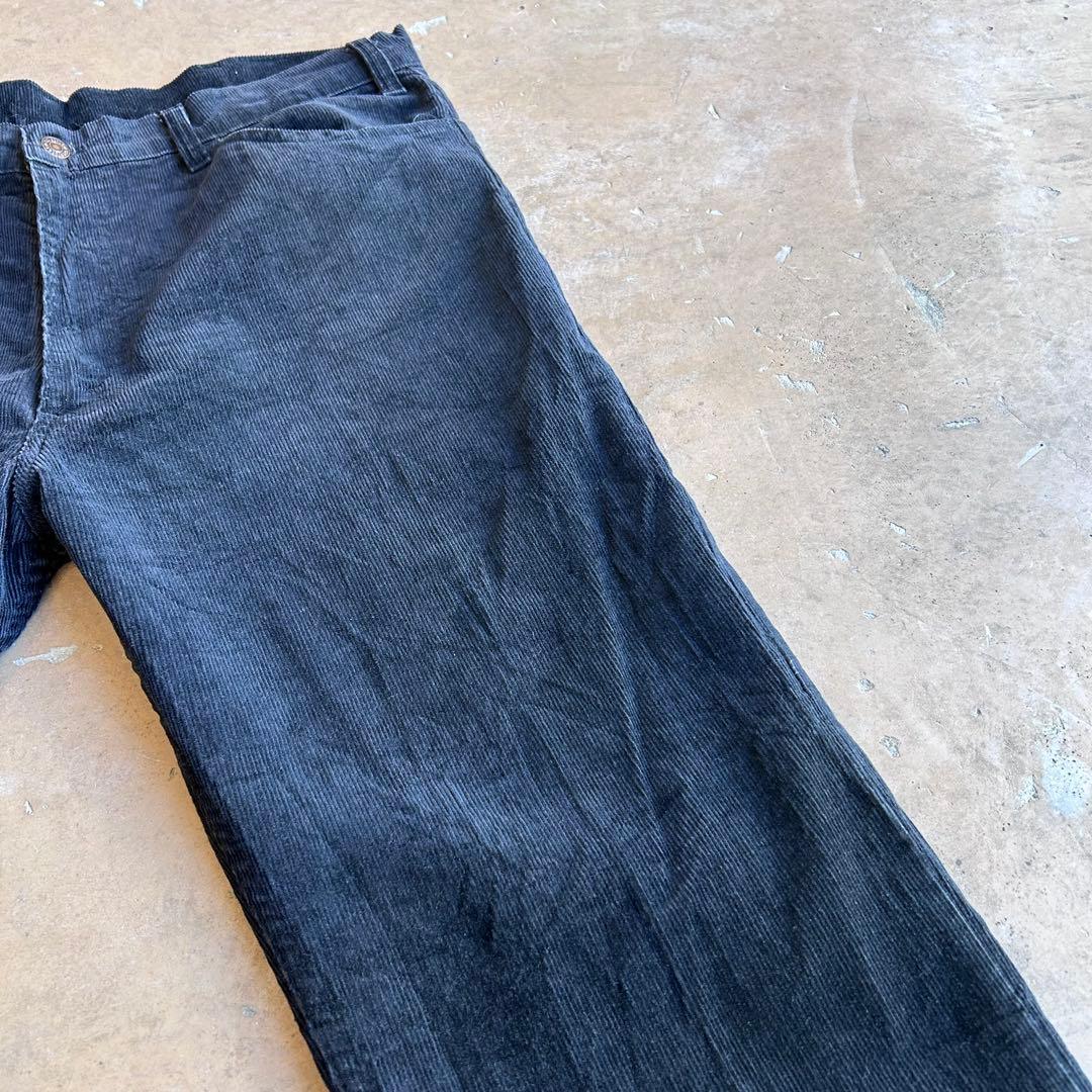 断*。様 80s Levi’s 519 ブラック コーデュロイパンツ ブランクタ