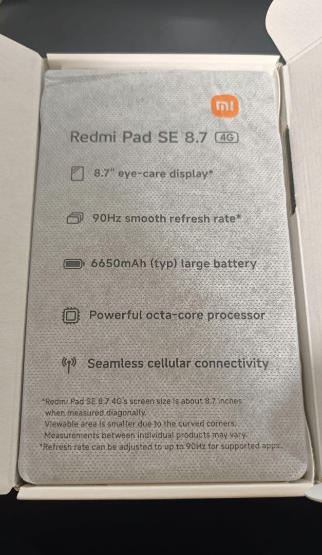 Redmi Pad SE 8.7 4G 6GB/128GB ケース付