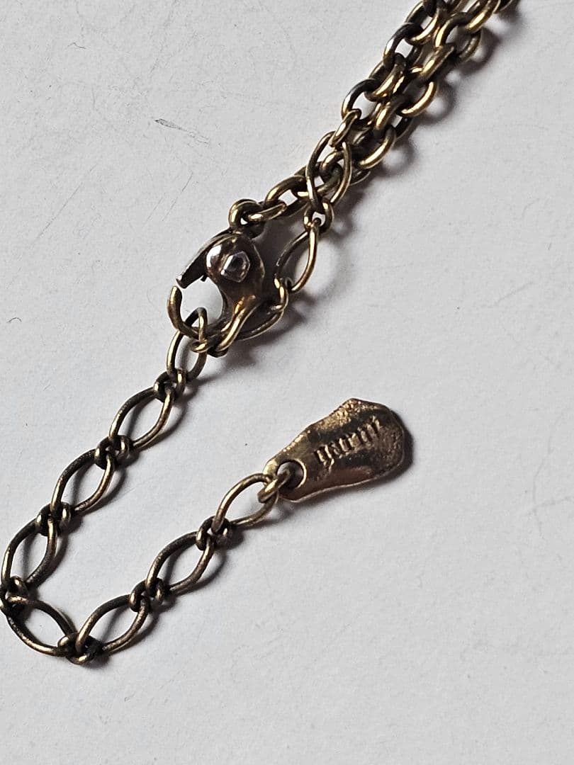 GARNI ネックレス　グラスホルダー　シルバー925　金メッキ