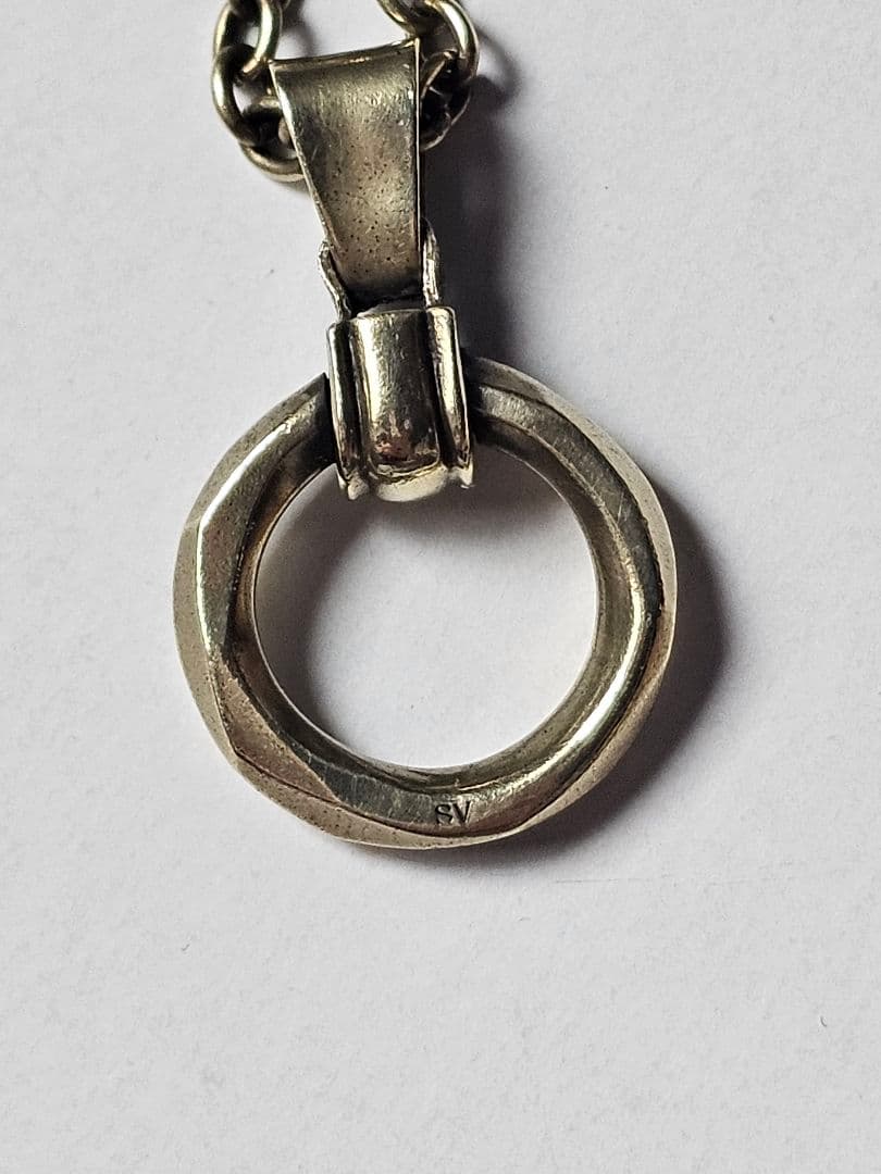 GARNI ネックレス　グラスホルダー　シルバー925　金メッキ