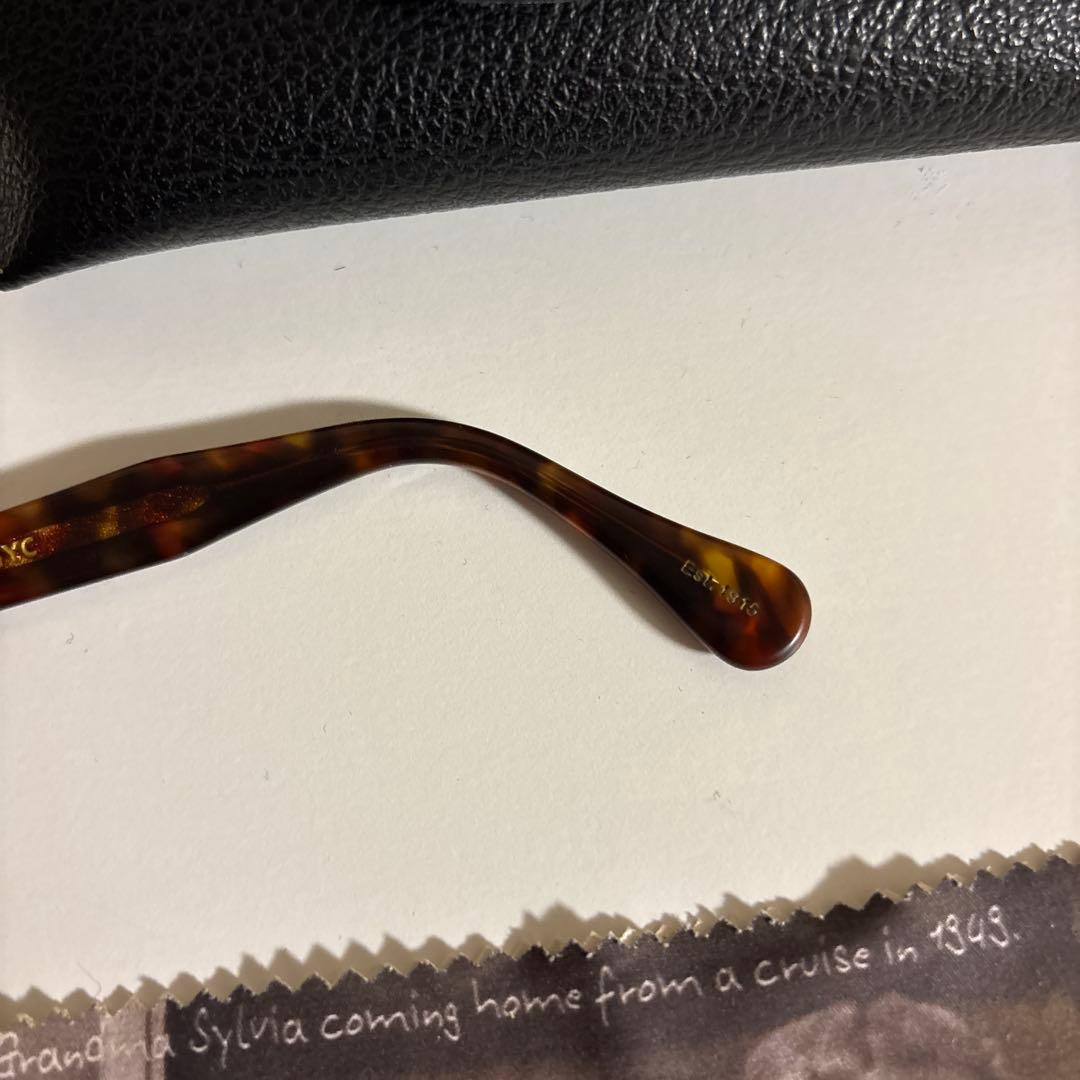 【正規品】MOSCOT LEMTOSH 鼈甲　46-24 サイズ