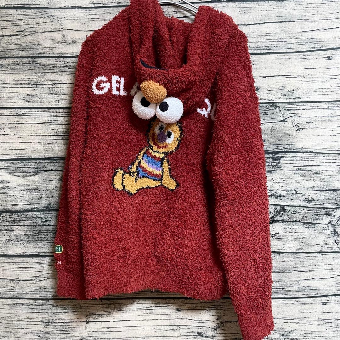 ジェラートピケ【SESAME STREET】エルモパーカ&ショートパンツセット