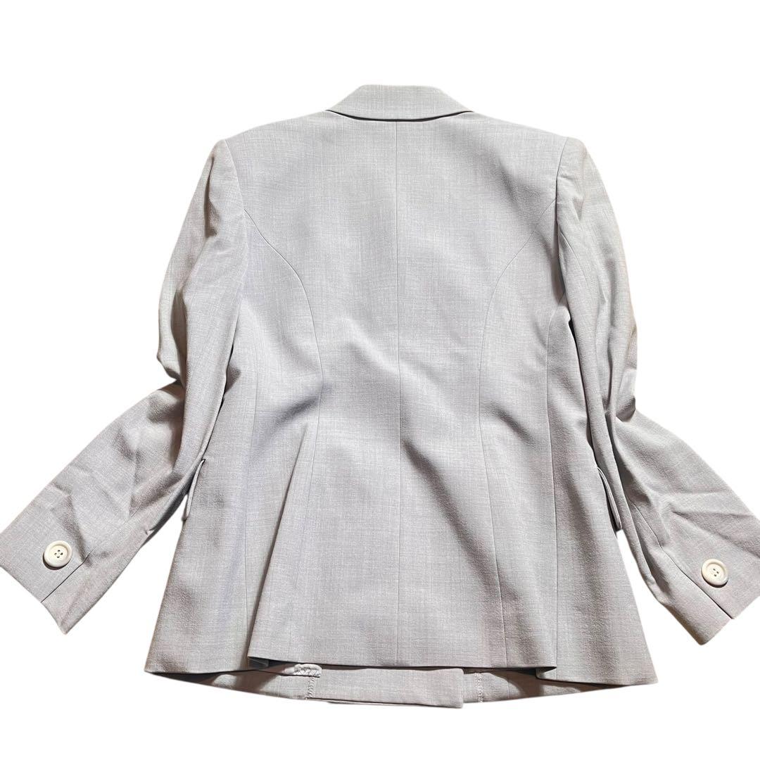 美品　YSL イヴサンローラン　ダブルボタン　ジャケット　グレー系