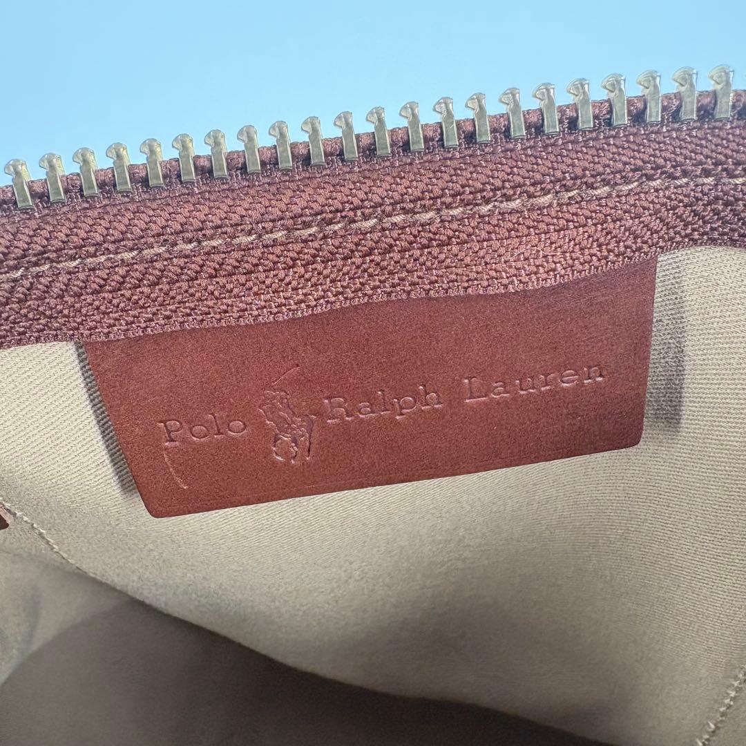 美品　ポロラルフローレン　ボストンバッグ　2way ハウンドトゥース　631