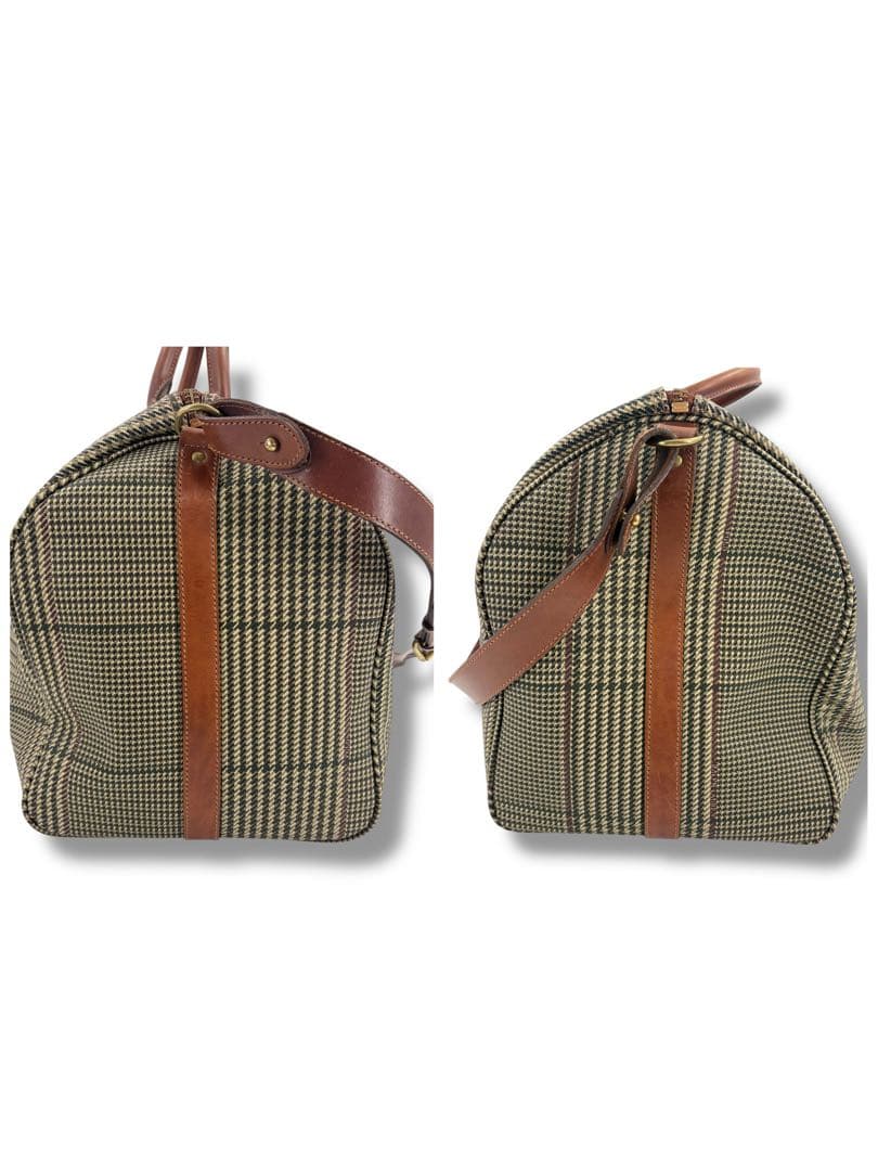 美品　ポロラルフローレン　ボストンバッグ　2way ハウンドトゥース　631