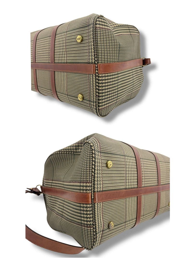 美品　ポロラルフローレン　ボストンバッグ　2way ハウンドトゥース　631