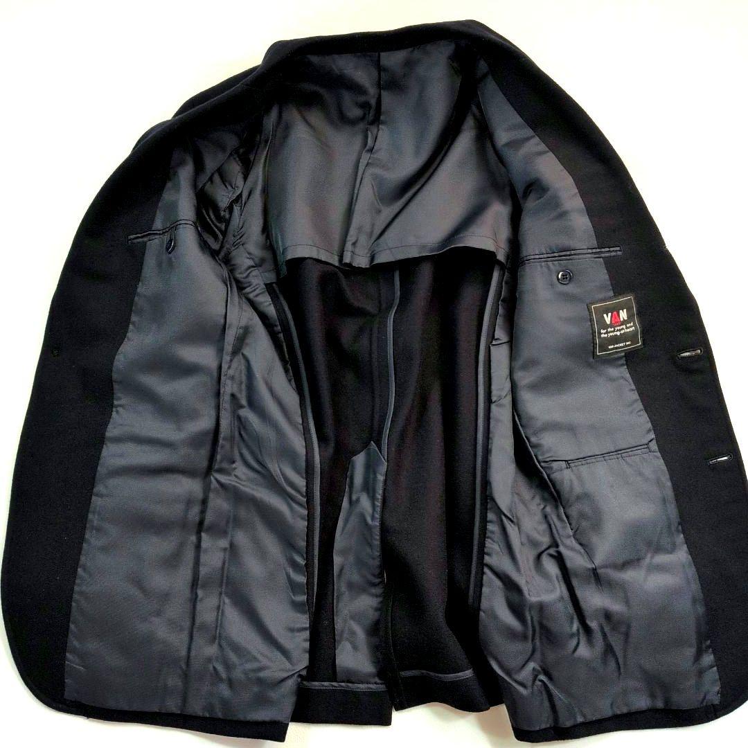 hiroJacket テーラードジャケット 紺ブレ　金ボタン　A6