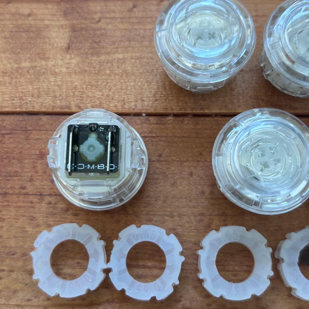 combo button 24mm CRYSTAL 9個 hitboxultra
