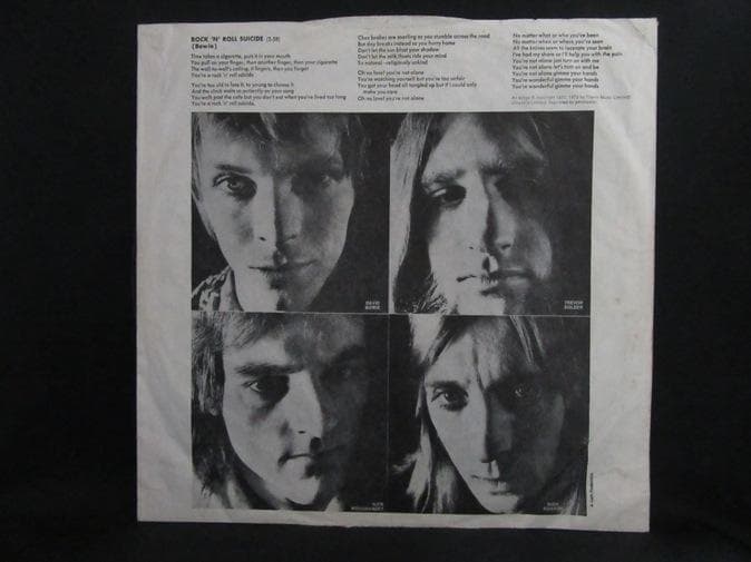 David BOWIE★The Rise And Fall Of Ziggy S